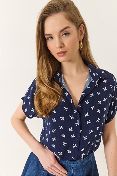 Hiccup Relaxed fit button-down shirt with Printed