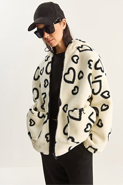 Hiccup LUCCI Oversized Kapuca Plush Jacket