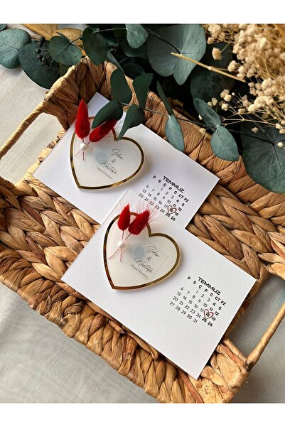 cev den store Söz Nişan Düğün Nikah Doğum Günü Kalp Magnet Hediyelik 20 Adet