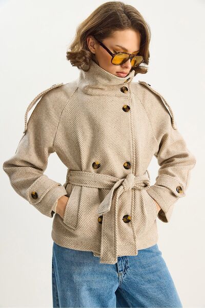 Hiccup LUCCI Relaxed Fit Button Closure Jacket