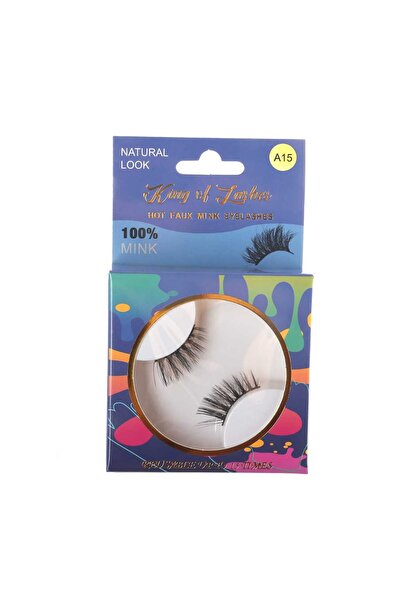 King of Lashes رموش صناعية من المنك - A15