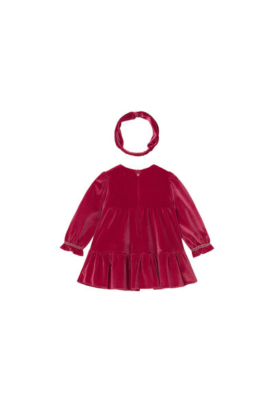 MAYORAL Rochie de fată elegantă bordo 2904