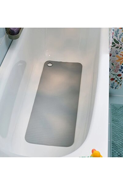 IKEA QUİCK Αντιολισθητικό Χαλάκι Μπανιέρας με Βεντούζες 84x33 εκ. Γκρι Χρώμα ...