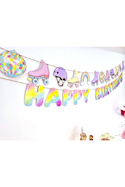 Flu Party راية بتصميم فتاة التزلج - راية ذات طابع تزلج على الجليد
