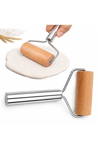 Neler Geldi Neler Steel Handle Practical Roller Dough Roller Smooth Rolling P...