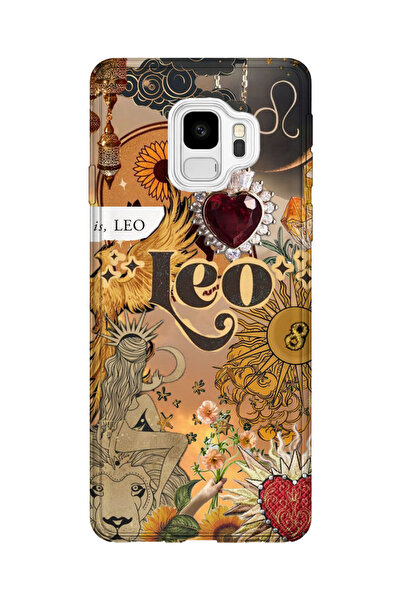 lelia حافظة هاتف شفافة مطبوعة متوافقة مع هاتف سامسونج جالاكسي S9 |   مجموعة: ...