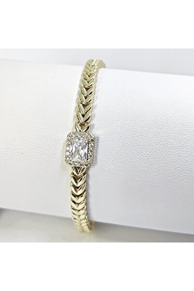 Milena BRATARA DAMA PLACATA CU AUR 14K -LUNGIME 19CM