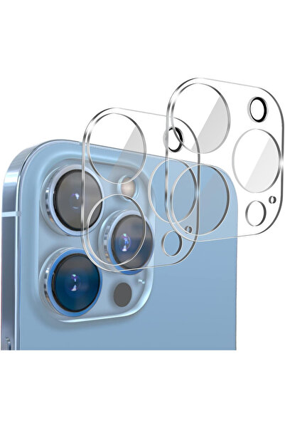Generic واقي عدسة الكاميرا الزجاجي الشفاف لهاتف iPhone 13 Pro