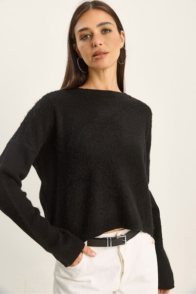 Hiccup LUCCI chunky round neck knitted sweater