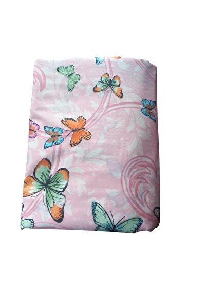 VIKI DISAIN Duvet Duvet 180x200 Pink Butterflies – Cotton, Handmade