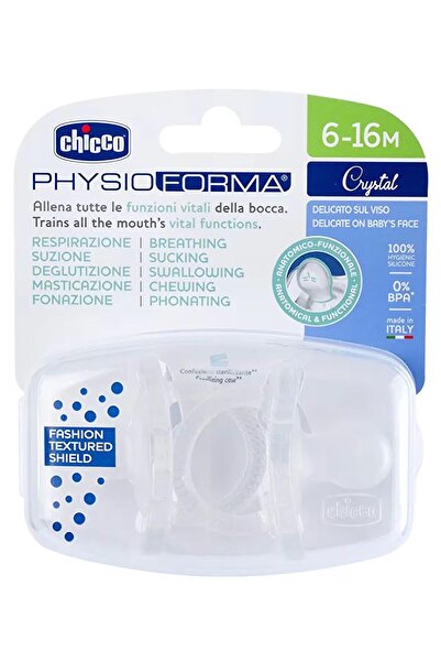 Chicco PhysioForma Crystal Soft Emzik 6-16 Ay 2'li
