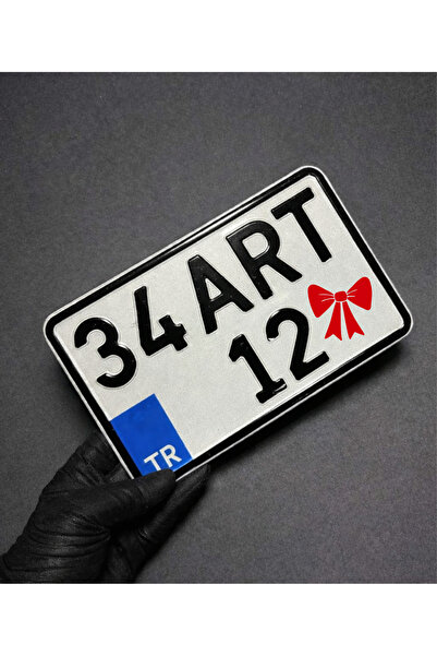 Quart Aksesuar Plaka Fiyonk Sticker Motosiklet Araba Sticker 4 x 4 cm
