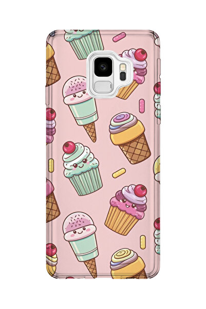 lelia حافظة هاتف شفافة مطبوعة متوافقة مع هاتف سامسونج جالاكسي S9 |   مجموعة: ...