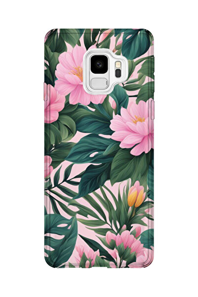 lelia حافظة هاتف شفافة مطبوعة متوافقة مع هاتف سامسونج جالاكسي S9 |   مجموعة ف...