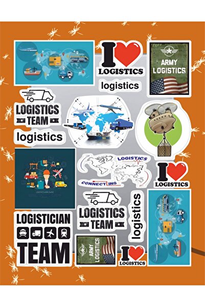 hediyenebak مجموعة ملصقات الخدمات اللوجستية |   دفتر ملاحظات لابتوب، تابلت، ه...