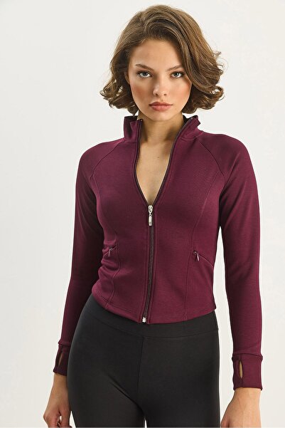 Hiccup LUCCI Slim Fit Knited Active Top with Zipper
