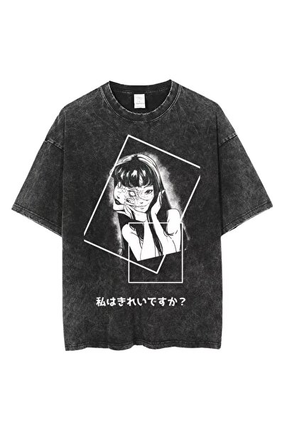 Touz Moda Tomie Printed Washable Oversize T-Shirt