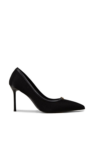 Deery Women's Black Special Texture Stiletto