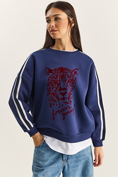 Hiccup LUCCI Crew Neck Printed Sweatshirt