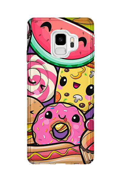 lelia حافظة هاتف شفافة مطبوعة متوافقة مع هاتف سامسونج جالاكسي S9 |   مجموعة: ...