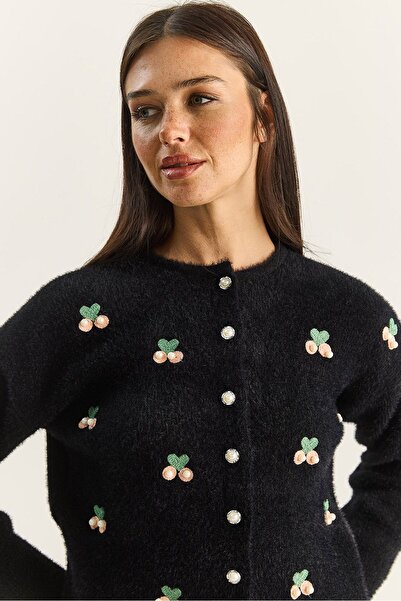 Hiccup LUCCI Brodirime Button-Up Cardigan