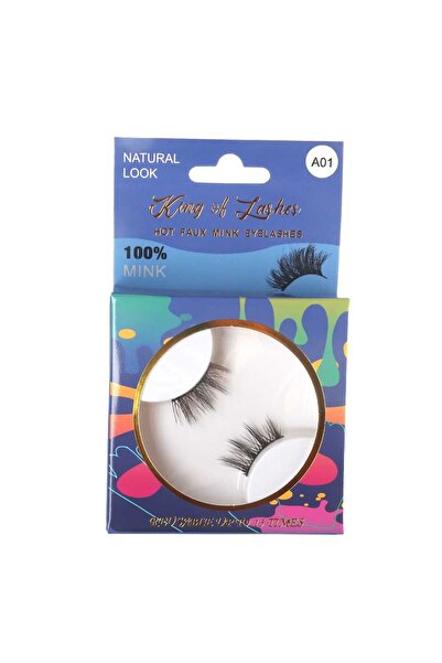 King of Lashes Hot Faux Mink Eyelashes - A01