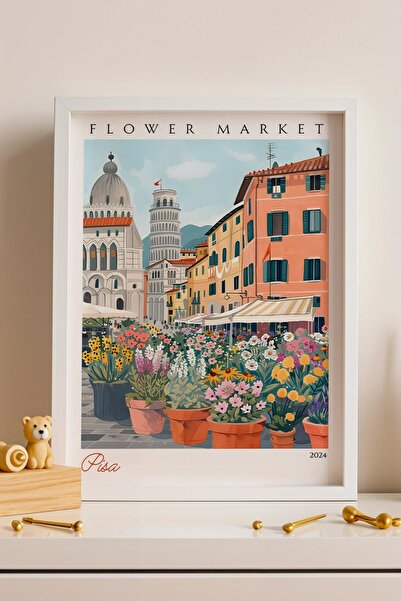 Saturn Pisa Italy Framed Painting Aesthetic Wall Decor for Living Room and Of...