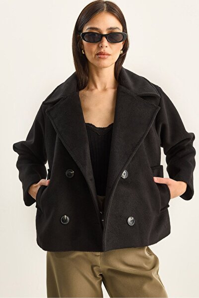 Hiccup LUCCI oversized thick Plush jacket with buttons