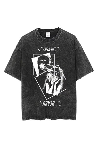 Touz Moda Tomie Printed Washable Oversize T-Shirt