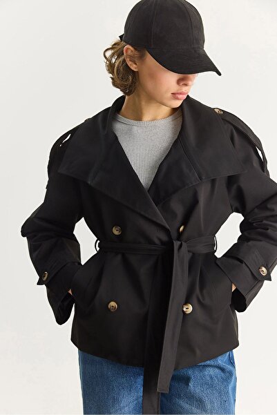 Hiccup LUCCI Oversize Buttoned Trench Coat