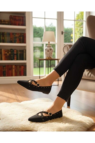 VARLIK AYAKKABI New Season Handmade Ballet Flats