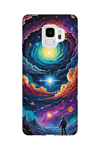 lelia حافظة هاتف شفافة مطبوعة متوافقة مع هاتف سامسونج جالاكسي S9 |   مجموعة ك...