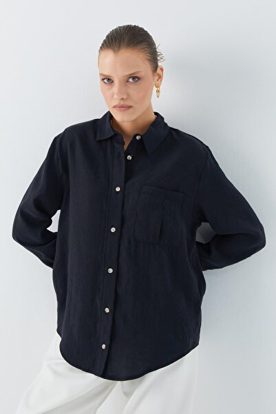 Hiccup Mixray relaxed fit shirt with Functional Pocket