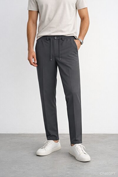 Cazador Men's Jogger Pants 04055 Dark Gray