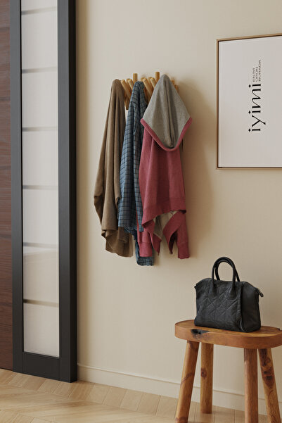 iyimi? Masif Ahşap Açılır Kapanır Duvar Askılığı Portmanto Askı Dekoratif Doğ...