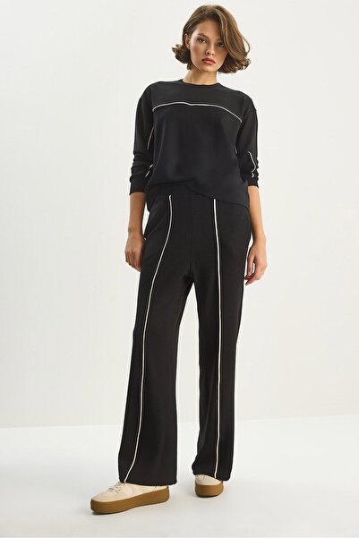 Hiccup LUCCI Striped two-piece set, high waist, long sleeves and coordinated cut