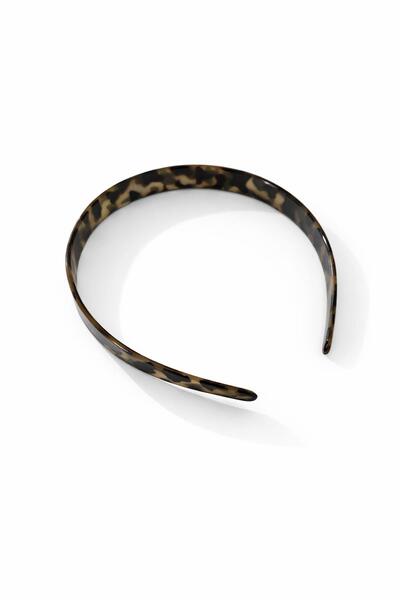 New Obsessions Coroană din acetat cu model carapace de broască țestoasă