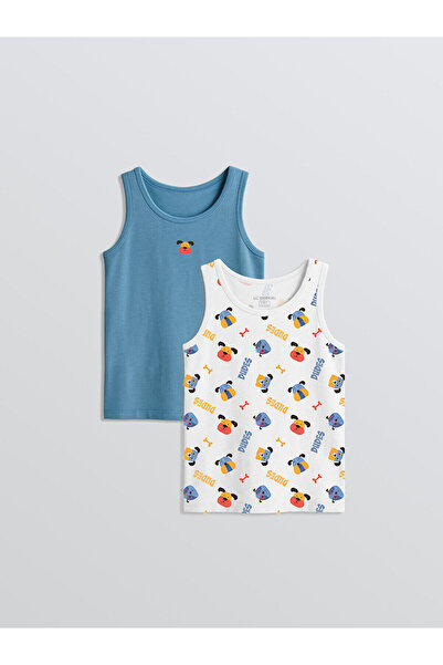 LC Waikiki Peak New Season Boys' Underwear Undershirt 2-Pack