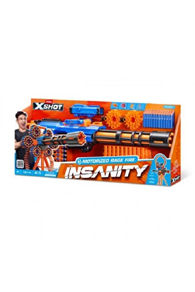 X-Shot Arma de jucarie X&minus;Shot Insanity Motorized Rage Fire 72 cartuse&#...