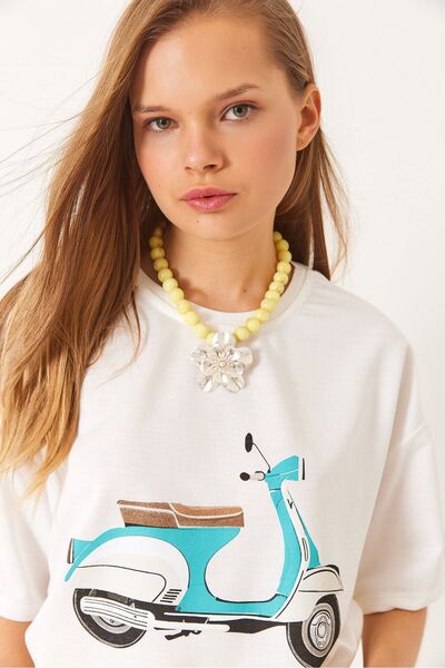 Hiccup LUCCI Crew Neck Printed T-Shirt