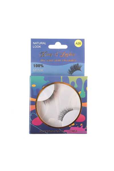 King of Lashes رموش صناعية من المنك - A26