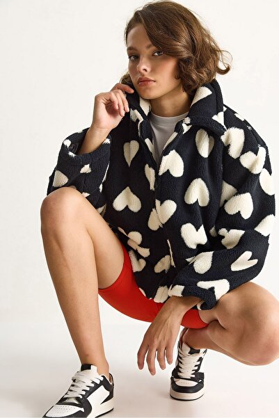 Hiccup LUCCI textured jacket with collar and puffer