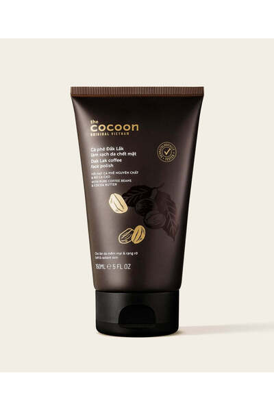 The Cocoon Original Vietnam مقشر الوجه داك لاك بالقهوة وزبدة الكاكاو لتقشير و...