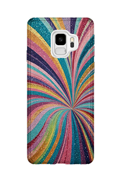 lelia حافظة هاتف شفافة مطبوعة متوافقة مع هاتف سامسونج جالاكسي S9 |   مجموعة ك...