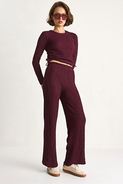 Hiccup LUCCI two-piece fitted set with flared pants