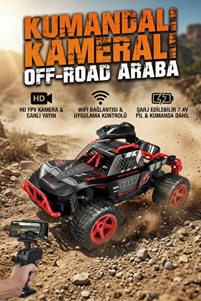 craftivio Wifi Kameralı Uzaktan Kumandalı Araba HD FPV Canlı Yayın Özellikli ...