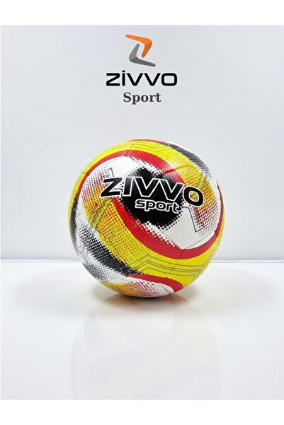 Zivvo كرة قدم ملونة رقم 5 مع مضخة هواء مرفقة، مناسبة للملاعب الصلبة والسجاد.