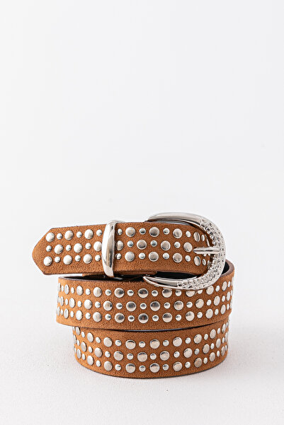 Pantastic Jeans 3.cm Suede Studded Women's Waist Belt