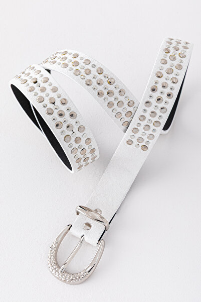 Pantastic Jeans 3.cm Suede Studded Women's Waist Belt