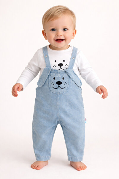 MORE KIDS Baby Boy Salopet / Salopet Men's Suit Floral Men's Salopet 2-Piece ...